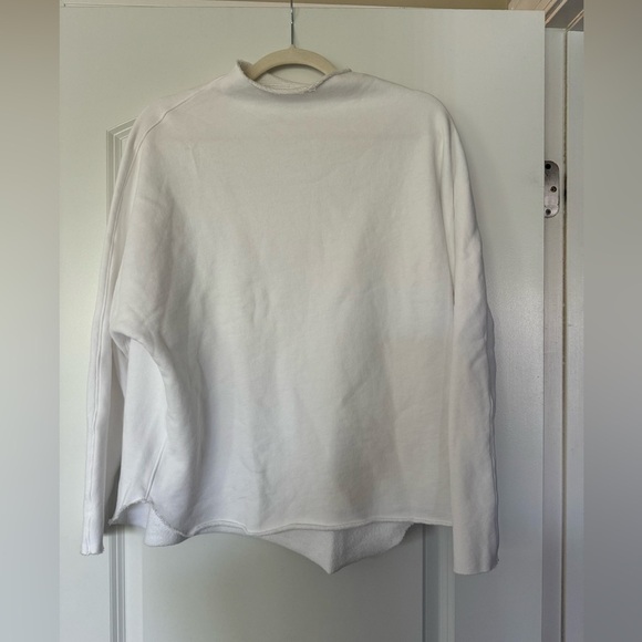 Frank & Eileen EFFIE Long-Sleeve Funnel Neck Capelet Sweatshirt Size xs - Picture 4 of 7